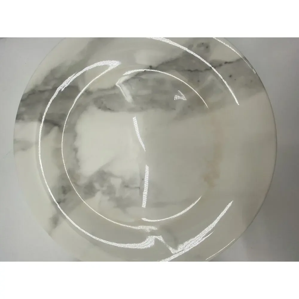 Sasaki Japan Fine China CALCUTTA GREY Dinner Plate 10 5/8